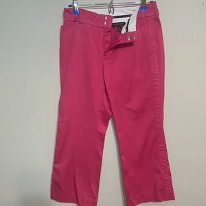 Banana Republic Hot Pink Stretch Trousers